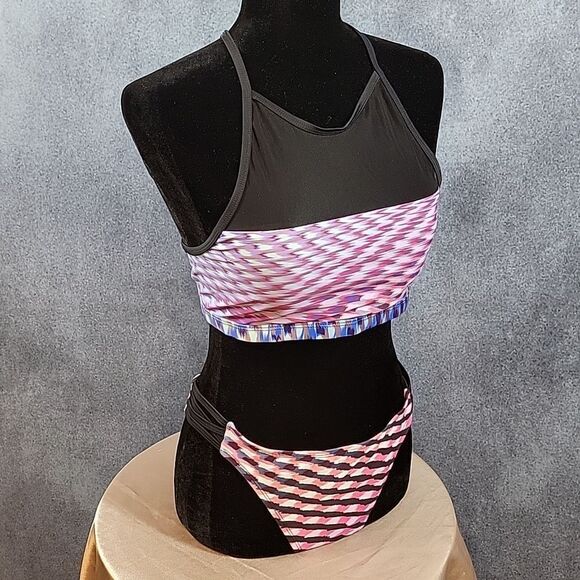 Reebok Live Life Active Watercolor 2-piece Bikini Set - Picture 4 of 15